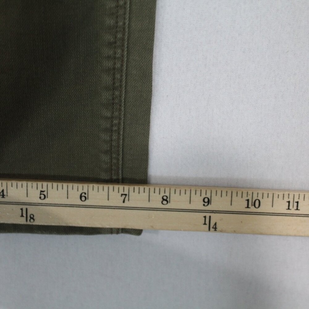 American Eagle Outfitter Green Women Pants Tomgirl Stretch Size 14L - Picture 4 of 11
